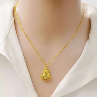 สร้อยคอพร้อมจี้น้ำหนักเบา ออกแบบสำหรับความโชคดี เป็นเครื่องประดับแฟชั่นและของขวัญที่ดี