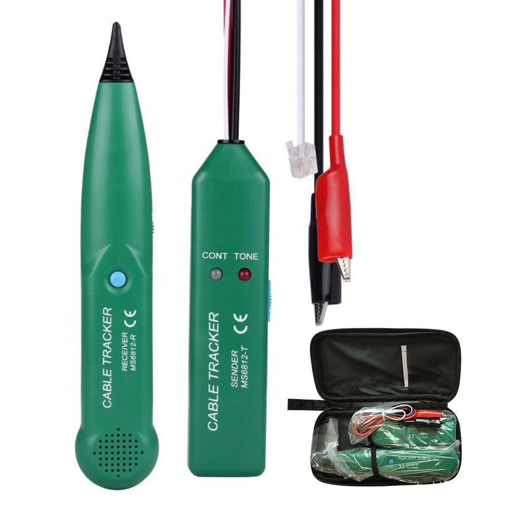 T เครื่องทดสอบสาย 12 สายเคเบิลเครือข่าย MS68 Line Finding Instrument การค้าต่างประเทศ Line Patrol In