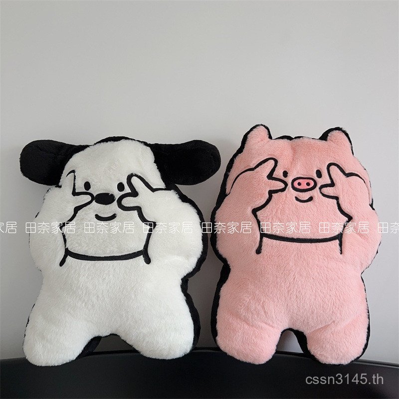 สํานักงานรถสัตว์หมอนหญิงมืออุ่นที่นั่งการ์ตูนหมอน Original Lumbar Support Beyer โซฟา ins เบาะ AVL8