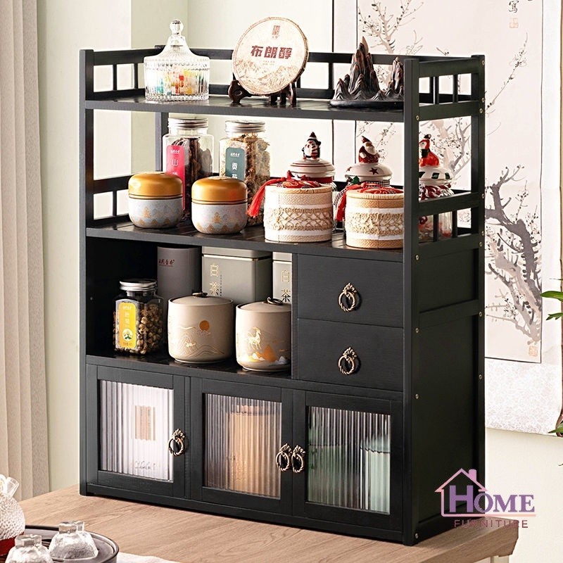 🍁Storage rack Desktop storage rack Bogu rack Tea rack Storage small cup rack🍁