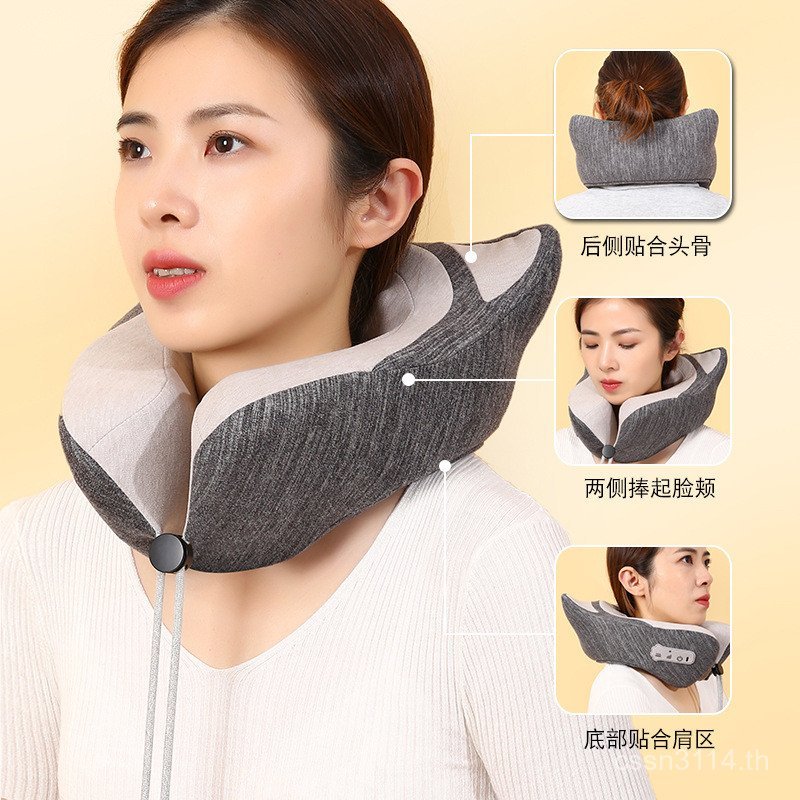 คอกระดูกสันหลังแบบพกพานวดหมอนนวดนวดกระดูกสันหลังส่วนคอรูปตัวยูนวดคอป้องกันหมอนนวดข้ามพรมแดนLTF