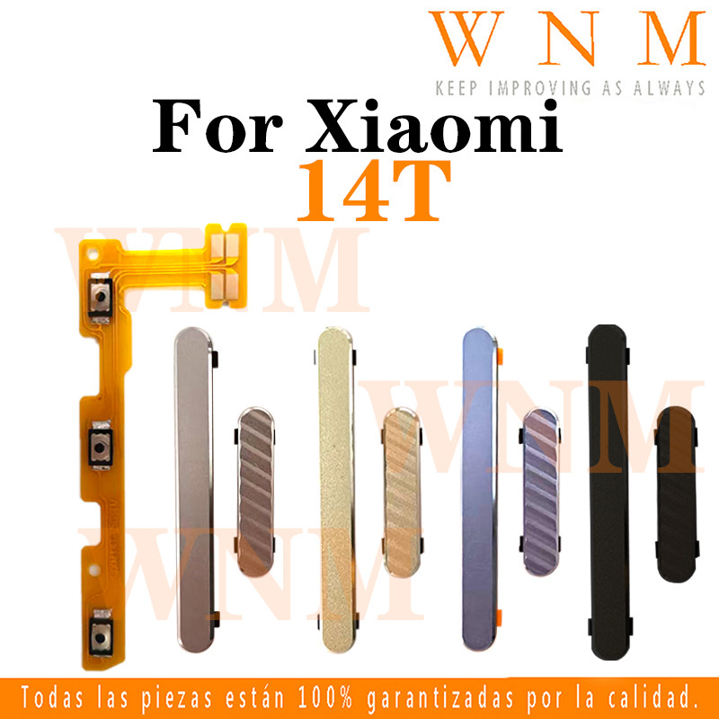 สําหรับ Xiaomi 14T ปุ่มเปิด/ปิดปุ่มสวิทช์ด้านข้าง Key Volume Up Down Flex Cable โทรศัพท์มือถือ Part – โปรปัง