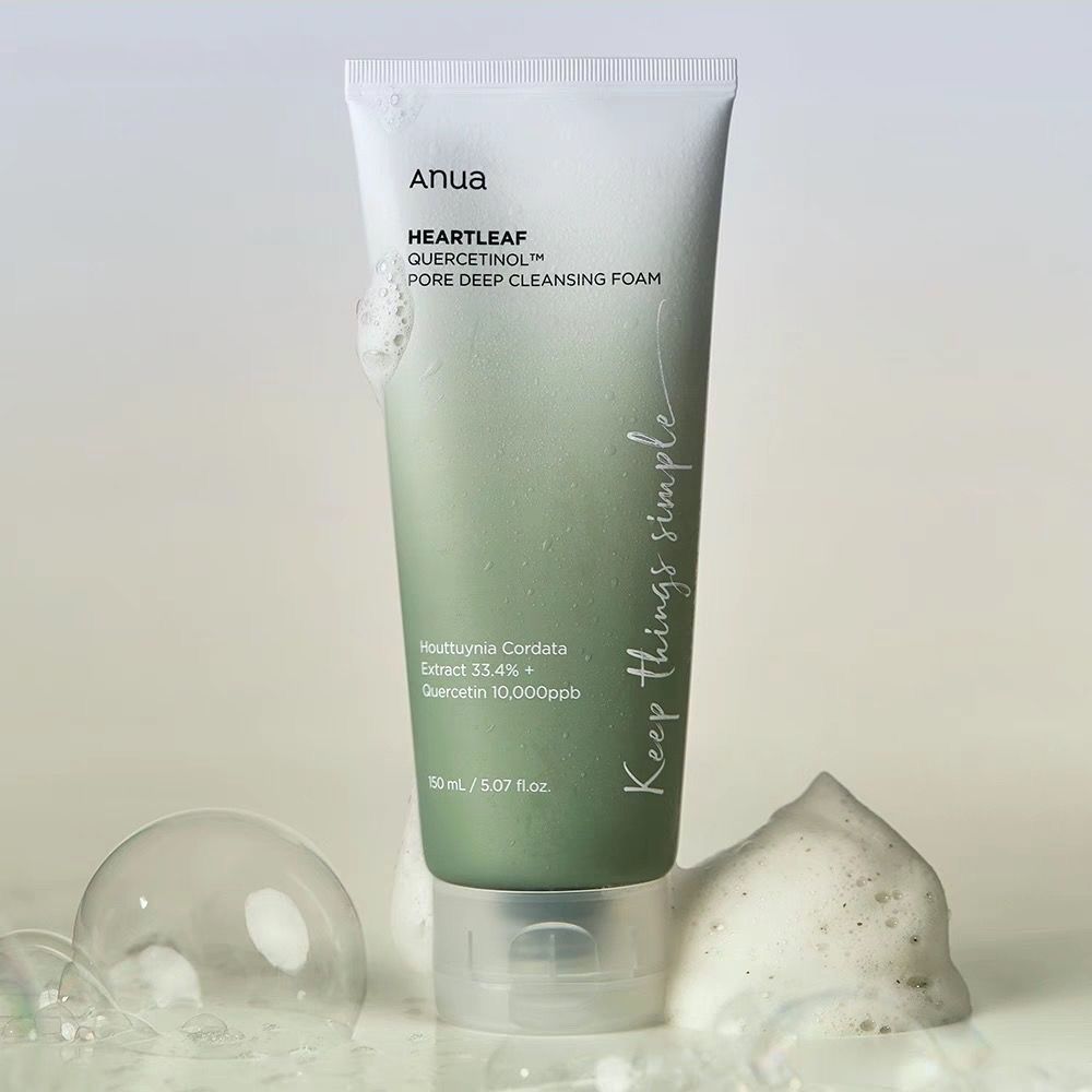 Premium Selection#Anua Houttuynia Cordata Facial Cleanser Pore Cleanser Deep Gentle Purifying Hydrat