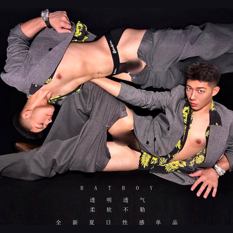 BOWSKIN | Underwear men ชุดชั้นในชาย เซ็กซี่ โปร่งใส ความปรารถนาอันบริสุทธิ์ สีดำ Briefs