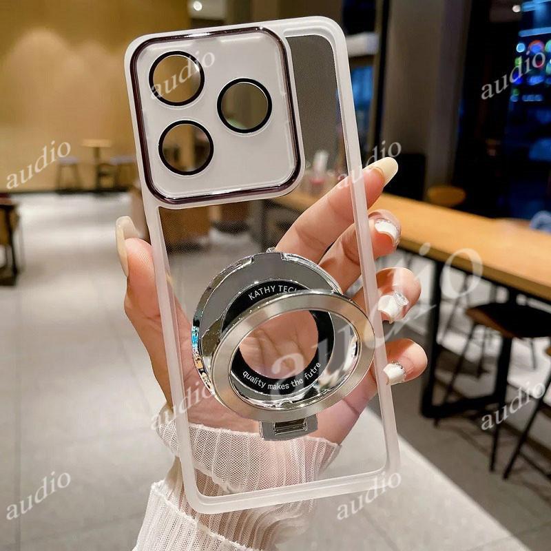 HONOR X8d 4G 5G CDรูปแบบGlitter Magnetic Bracketเคสโทรศัพท์สําหรับHonor X8d X8D HonorX8d 4G 5G Fullเ