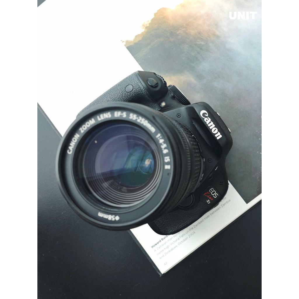 Used Canon EOS Kiss X5 with Zoom Lens EF-S 55-250mm F4-5.6 IS II Digital Camera [No charger](มือสอง)