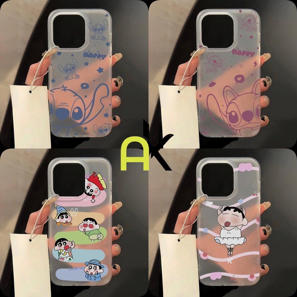 AKการ์ตูน เคส TPU สำหรับ for Samsung A07 A17 A16 A15 A06 A56 A55 A54 A53 A36 A35 A34 S23 S24 S25 Ultraเคสใสกันกระแทก