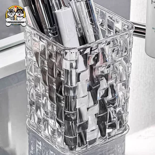 แก้วเก็บแปรงแต่งหน้า กล่องเก็บปากกา กล่องเครื่องเขียน ที่ใส่ปากกา กล่องเก็บแปรง สไตล์มินิมอล เครื่องเขียน Penholder