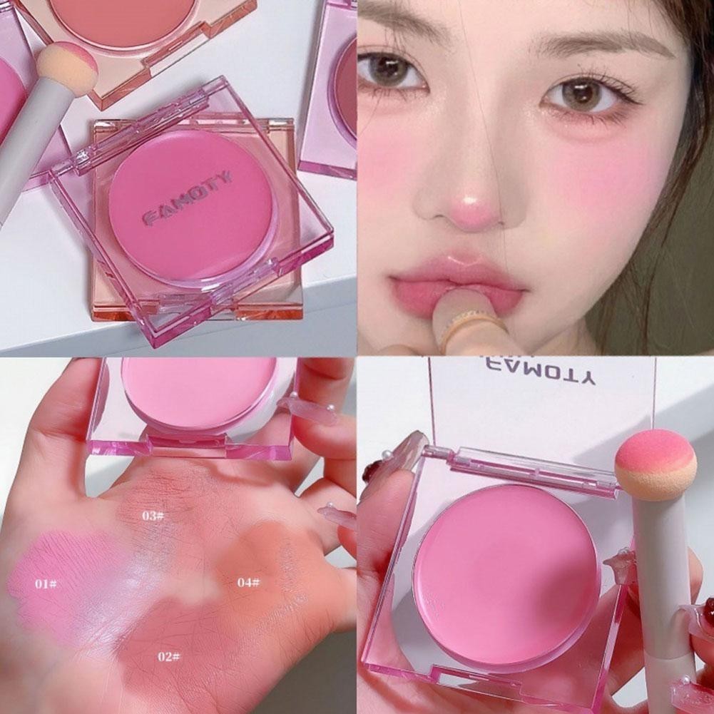 บลัชออนครีม Matte Hydrating Monochrome Blush P6i7 A0a5 A1j0