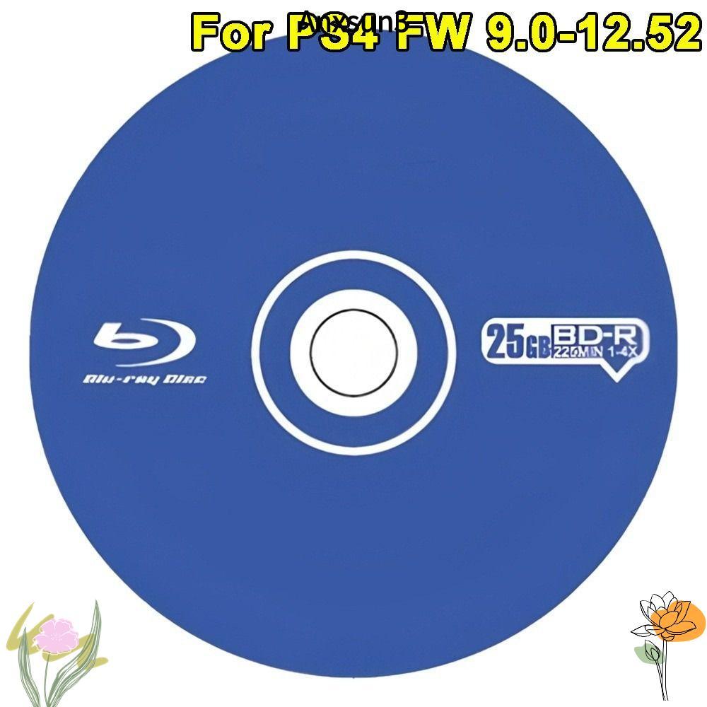 ANXSUN3 BD-JB Disc, เล่นเกมสํารองสําหรับ Firmware 9.0-12.52 All-in-One Jailbreak Disc, พร้อมกล่องเก็