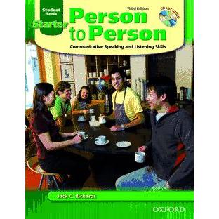 Bundanjai (หนังสือ) Person to Person 3rd ED Starter : Student's Book +CD (P)