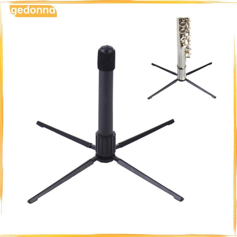 [gedonna] Flute Clarinet Compact Stand Holder สีดําสําหรับขลุ่ย Clarinet Parts Accs