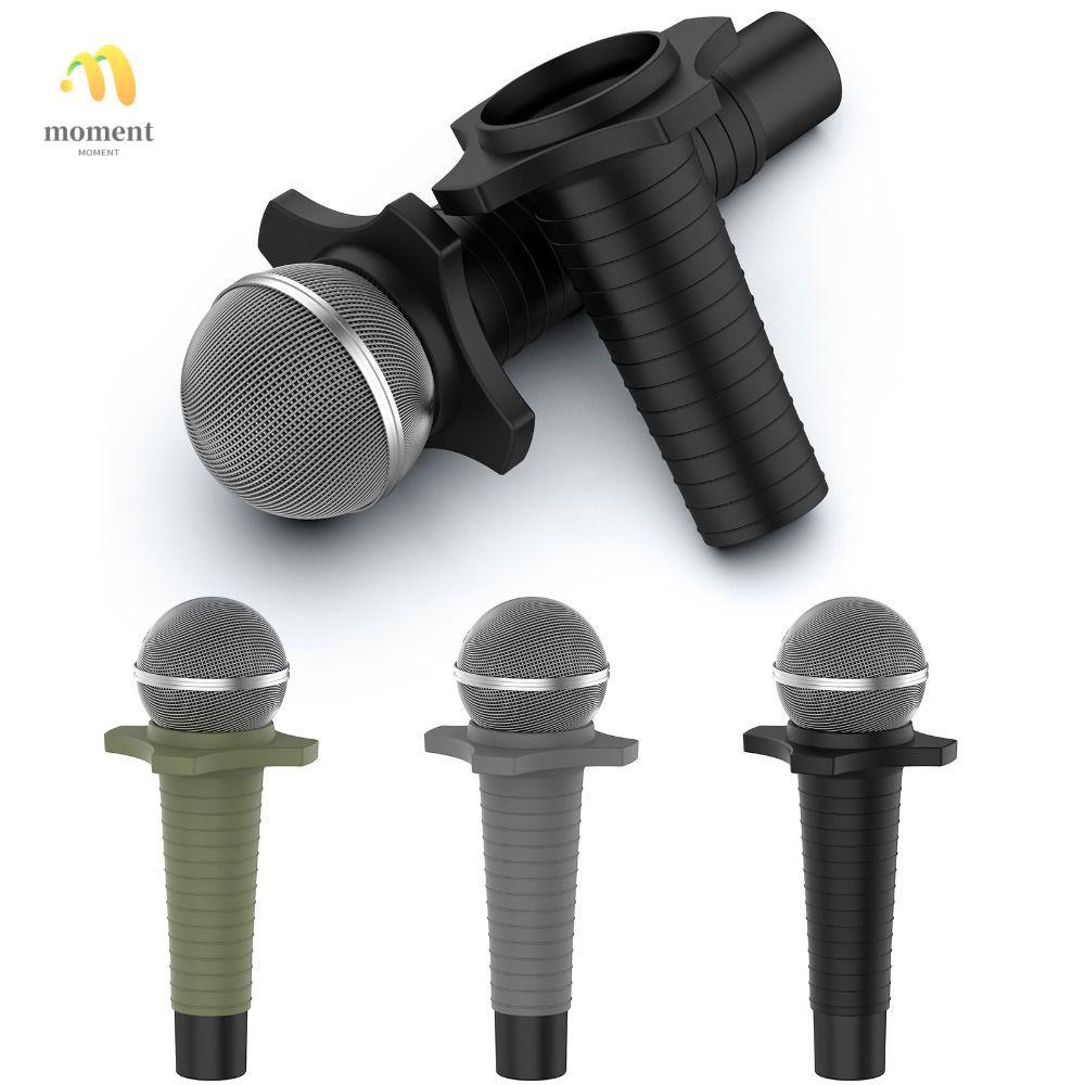 MOMENT Mic Sleeve Cover, Anti-Rolling Silicone Microphone Protective , Anti-Slip กันกระแทกเปลี่ยน Mi