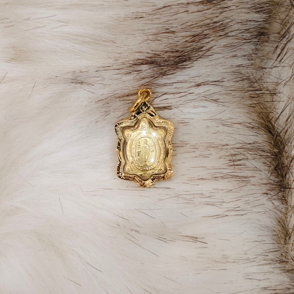 T Thailand Amulet LP Liu Mini Turtle Original Temple Live พร้อมหนังสือ