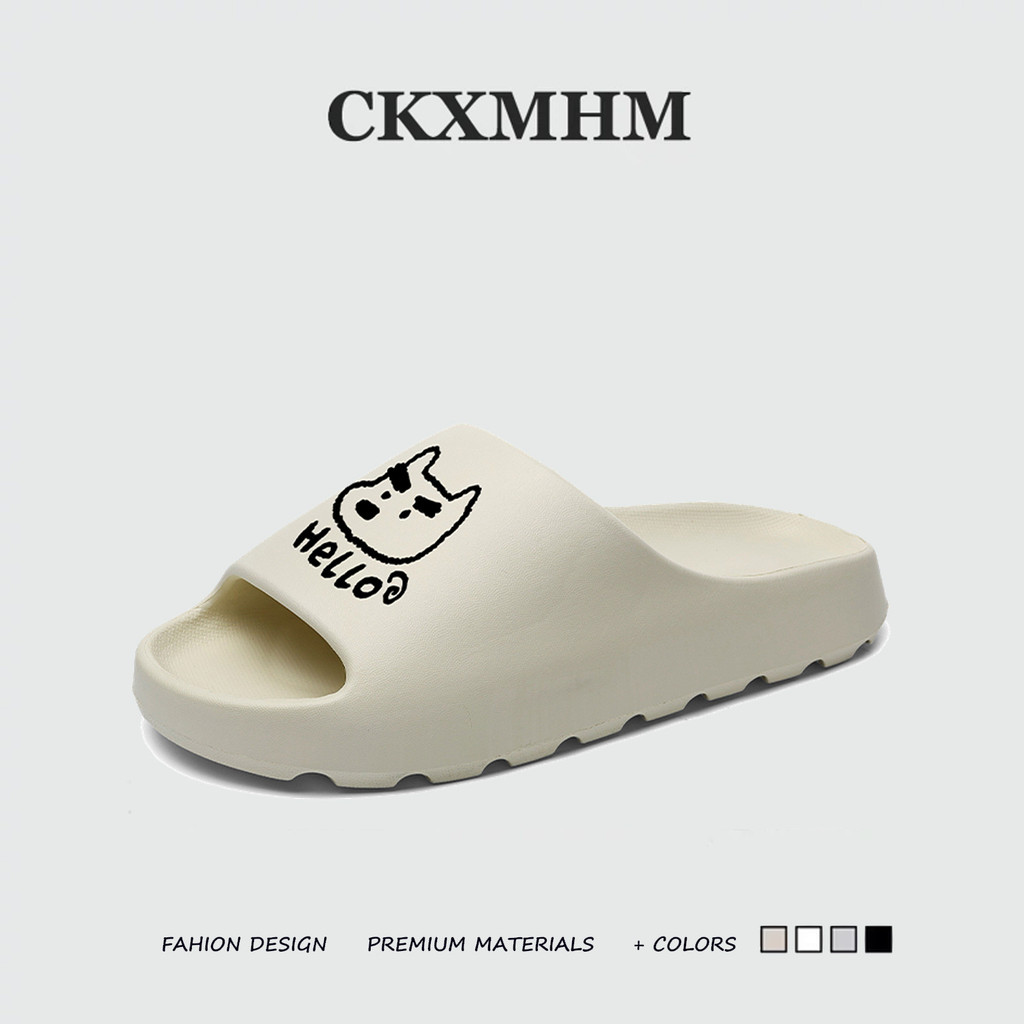 CKXMHM 36-45 รองเท้าแตะผู้ชายรองเท้าแตะผู้หญิงรองเท้าแตะ EVA