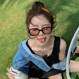 แว่นตากันแดด กรอบกว้าง ขนาดเล็ก ป้องกันรังสียูวี สไตล์เกาหลี แฟชั่นยอดนิยม สําหรับผู้ชาย และผู้หญิง