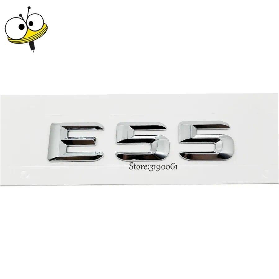 Auto ด้านหลังสติกเกอร์ป้ายสัญลักษณ์ Decal จัดแต่งทรงผมอุปกรณ์เสริมสําหรับ Mercedes Benz E Class E55 