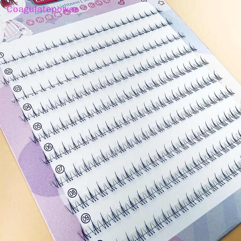 Coa Lower Lashes ธรรมชาติ Lower Lashes Segmented Lower Lashes เครื่องมือแต่งหน้า Eyelash Extension W