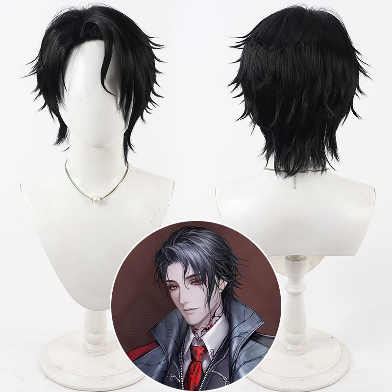 Path to Nowhere Rust Cosplay Wig  Full Backward Flip   Black Teased Hair Roots   Heat Resistant