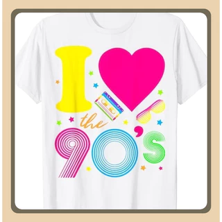 เสื้อยืดร่วมสมัยวินเทจยุค 90s กราฟิกสำหรับทั้งผู้ชายและผู้หญิง