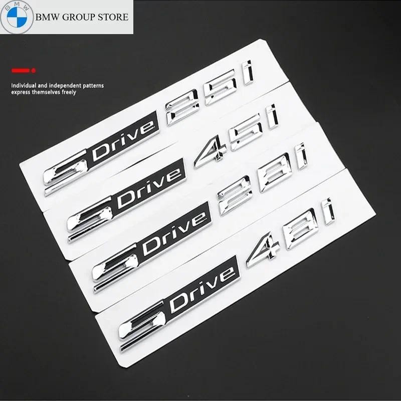 BMW GROUP รถ 3D ABS SDrive 20i 25i 28i 30i 35i 40i 48i 50i Trunk Badge Emblem Decals สติกเกอร์สําหรั
