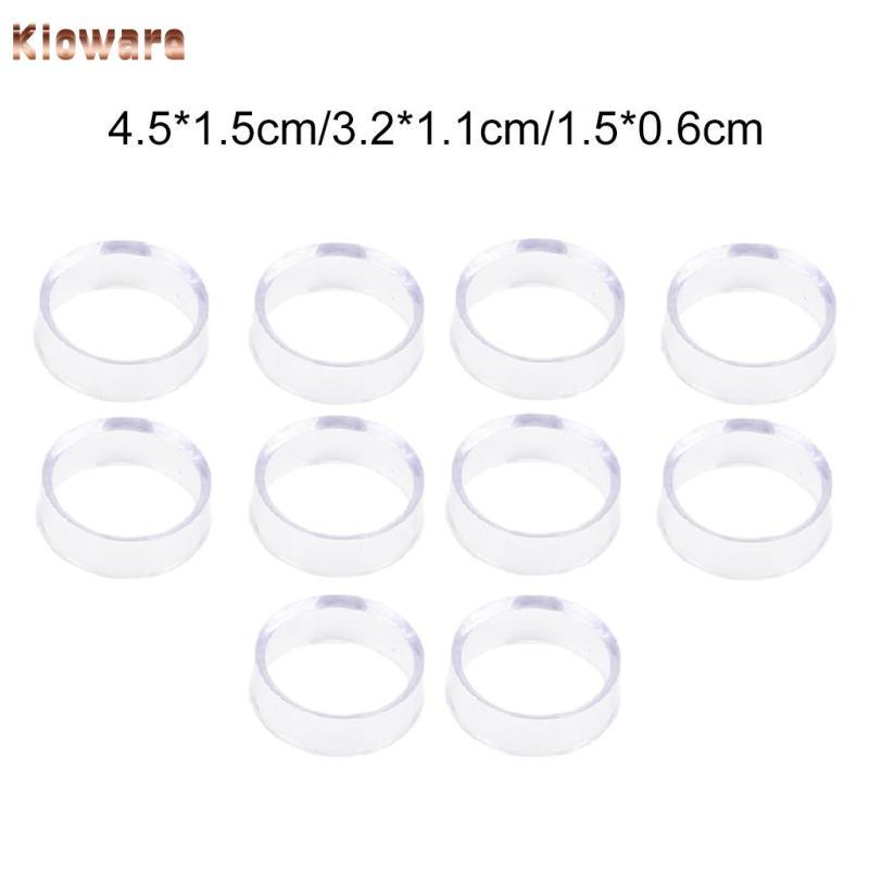 Kloware 10PCS Clear Display Stand Sphere Holder สําหรับคริสตัลบอลแก้วหินอ่อนหินทรงกลมฐานแท่นสนับสนุน