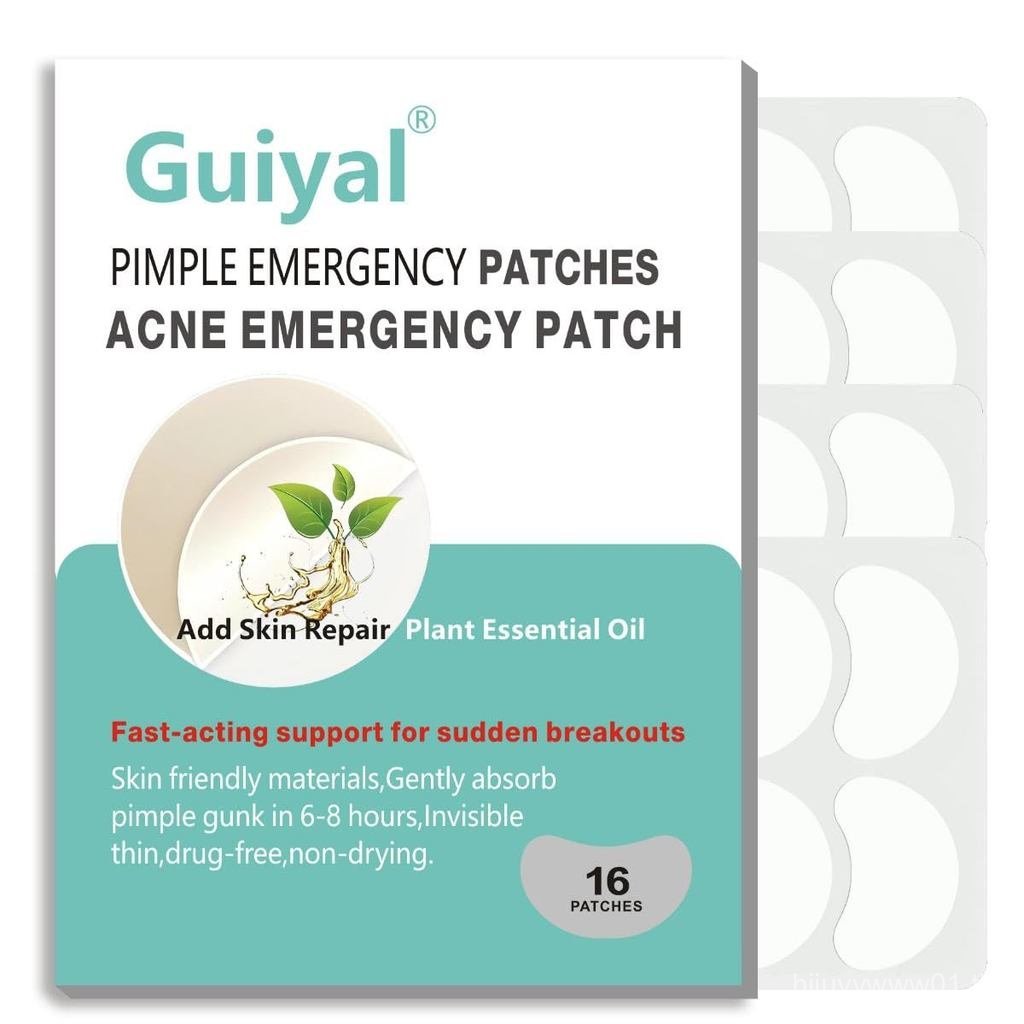 Pimple Emergency Acne Patches with Plant Essential Oil, Pimple Patches for Face, Hydrocolloid Acne P