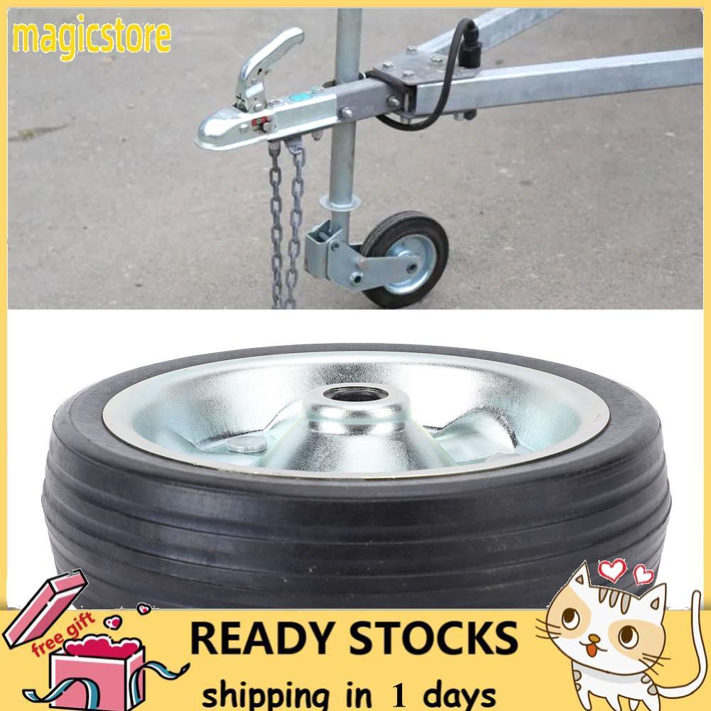 Macospice Macospice 8 นิ้ว RV แจ็คล้อ Heavy Duty 1500lbs ความจุโหลด Trailer 54 มม.ล้อหมุน