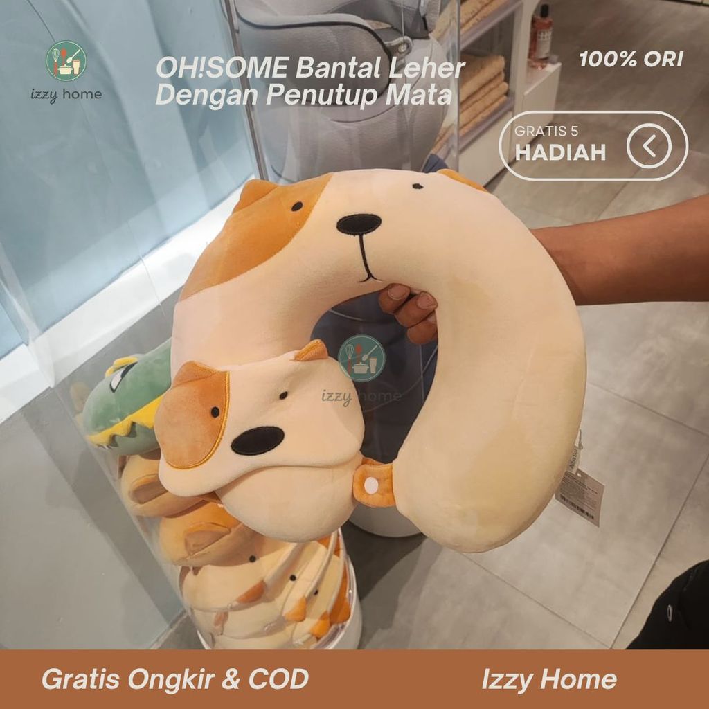 MATA [ของแถม 5 ชิ้น] OH!SOME - Alba Sol Animal Series Eye Mask and Neck Pillow Set