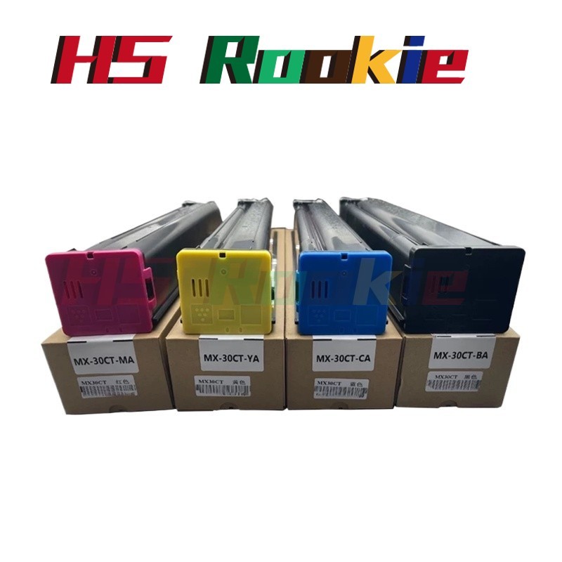 1PCS MX30 ตลับหมึกสําหรับ Sharp MX-C2621 2651 3121 3051 3081 3082 3581 3582 4081 4082 คุณภาพสูงตลับห