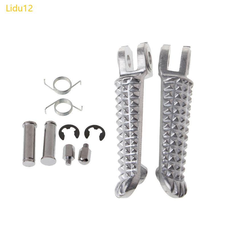 Lidu12 E-bike รถจักรยานยนต์ด้านหน้าด้านหลัง Footrests หมุดเท้า Rest เหยียบ Motocross เหมาะสําหรับ - 