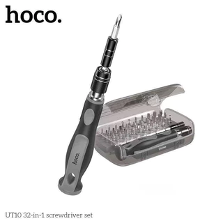 HOCO UT10 ชุดไขควงอเนกประสงค์ 32 in 1 ครบจบในชุดเดียว พร้อมก้านต่อ หัวเล็ก ซ่อมอุปกรณ์อิเล็กทรอนิกส์ ไขควง 32 หัว