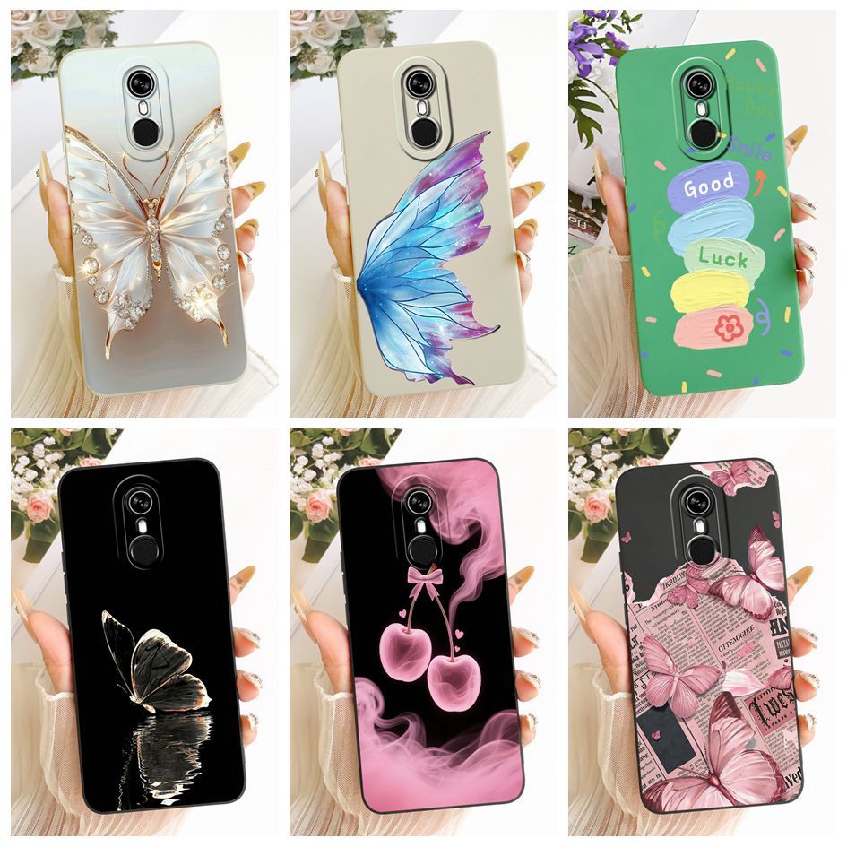 กันกระแทกสําหรับ Itel A33 / A33 Plusปลอกแฟชั่นผีเสื้อซิลิโคนนุ่มMatte TPUเคสโทรศัพท์สําหรับItelA33 A