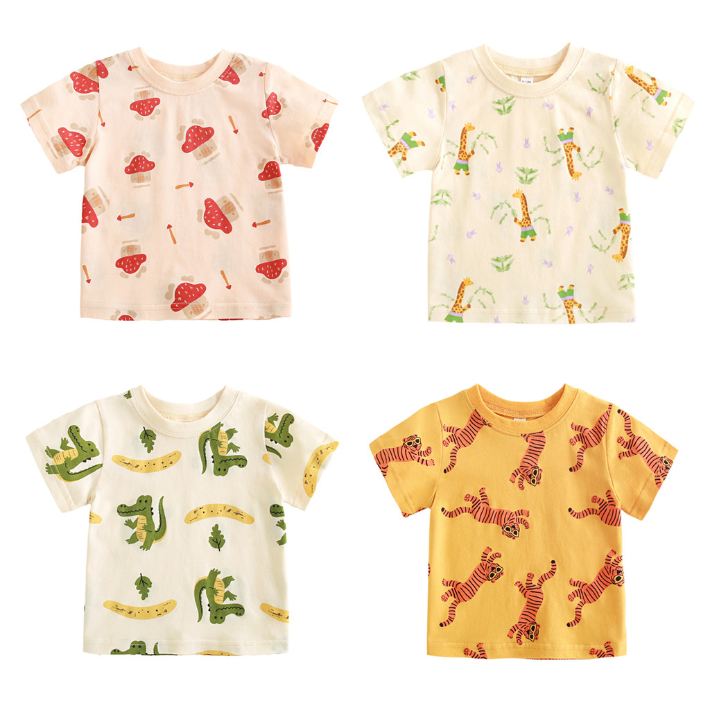 Sanlutoz แฟชั่นฤดูร้อนดอกไม้เด็กทารก BoysGirls Tops เด็กน่ารักวันหยุดเสื้อผ้าเสื้อยืด
