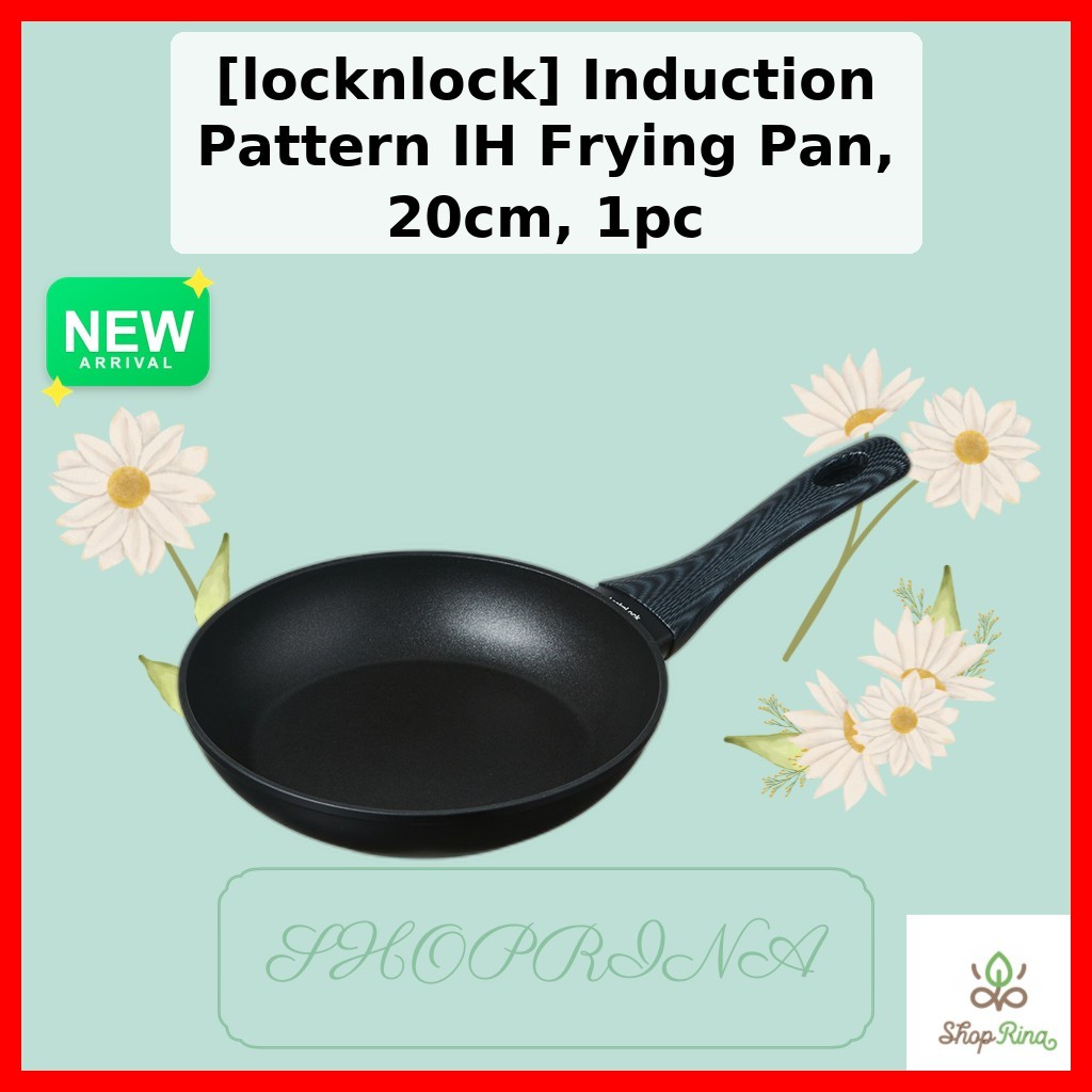 [locknlock] กระทะ IH ลายเหนี่ยวนํา 20 ซม. 1 ชิ้น / กระทะเกาหลี / การเหนี่ยวนําเข้ากันได้กับ SHOPRINA