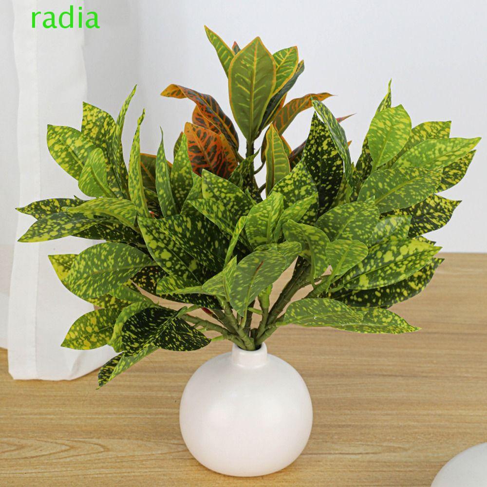 RADIANTZAP ประดิษฐ์ Ficus Tree, เหมือนจริง 35 ใบ Banyan Tree, การจัดดอกไม้พลาสติกขนาดใหญ่ปลอม Ficus 
