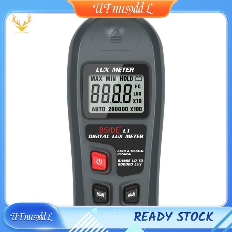 [UTnus9ddL] L1 Lux Meter Digital Illuminometer 0-200,000lux LCD Pocket Light Meter Lux/FC วัดเครื่อง