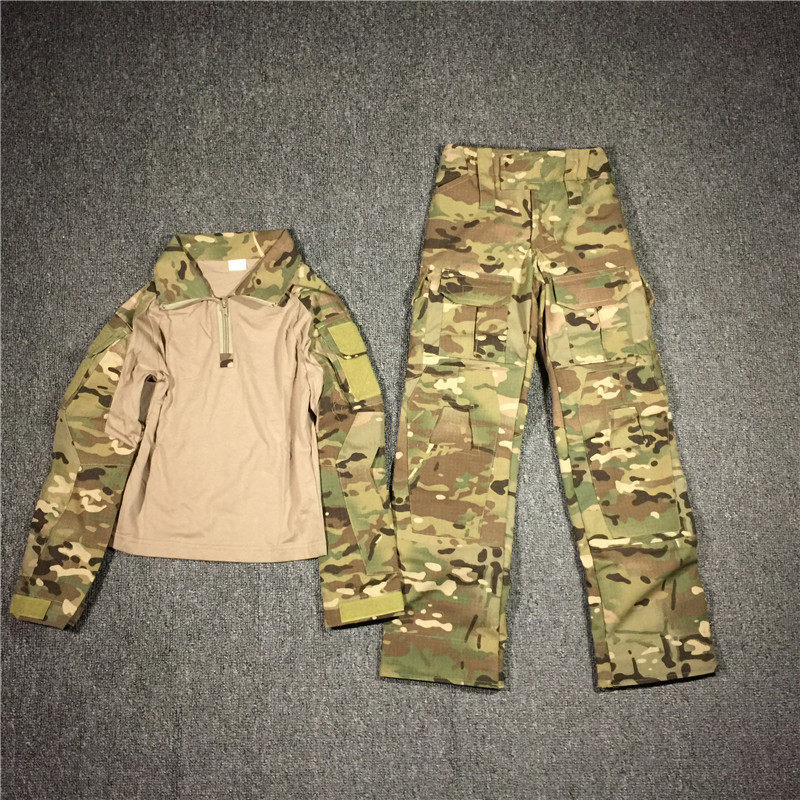 MC Multi-Terrain CP สี All-Terrain Camouflage ชุดยุทธวิธีกบผิว G2 รุ่นเด็กเสื้อผ้าเด็ก GEN2 ชุดกบ