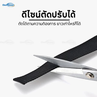 เข็มขัดขนาด 170 เซนติเมตร ปรับแต่งได้ สวมใส่สบายและทนทาน หัวเข็มขัดแบบไม่มีรูวงล้อ