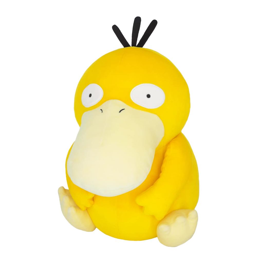 Sanei Boeki Pokémon Potehagu Cushion Psyduck W25×D37×H37.5cm Plush Toy Goods Pokemon PZ67