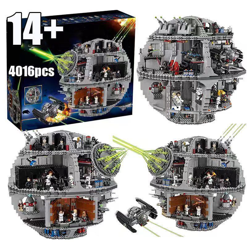 เข้ากันได้กับ Lego Star Wars Series 75159 Building Blocks Death Star No. 3ประกอบความยากสูงอาคารบล็อก