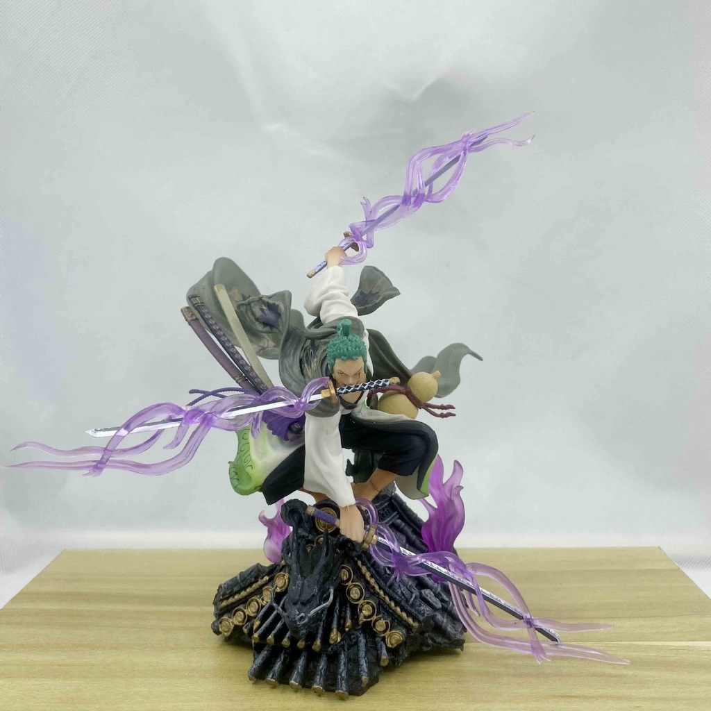 3PZN One Piece Wano Country Roof Sauron Kimono Three Swords Sauron Boxed อะนิเมะรูปตกแต่ง