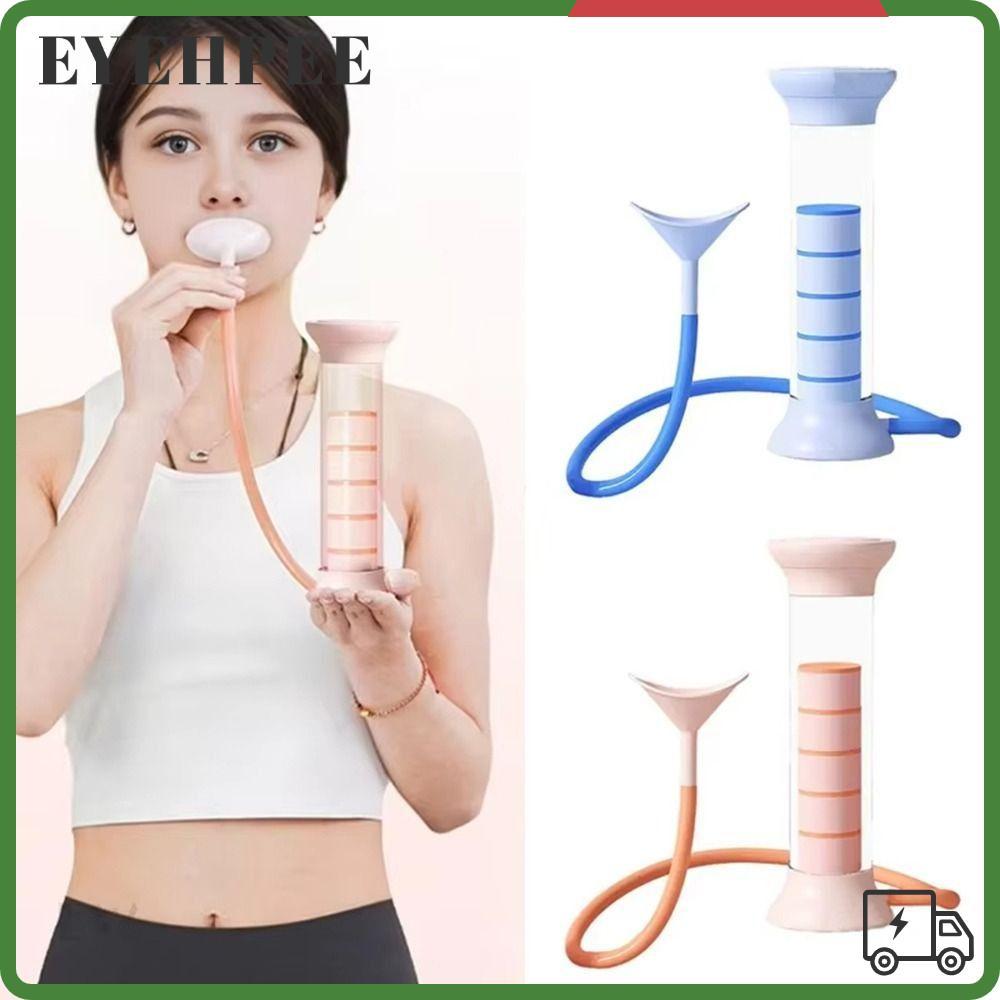 SERENDI Breathing Dumbbells, Counted Breathing Trainer, Lung ความจุ Expander ปรับความต้านทานไดอะแฟรม