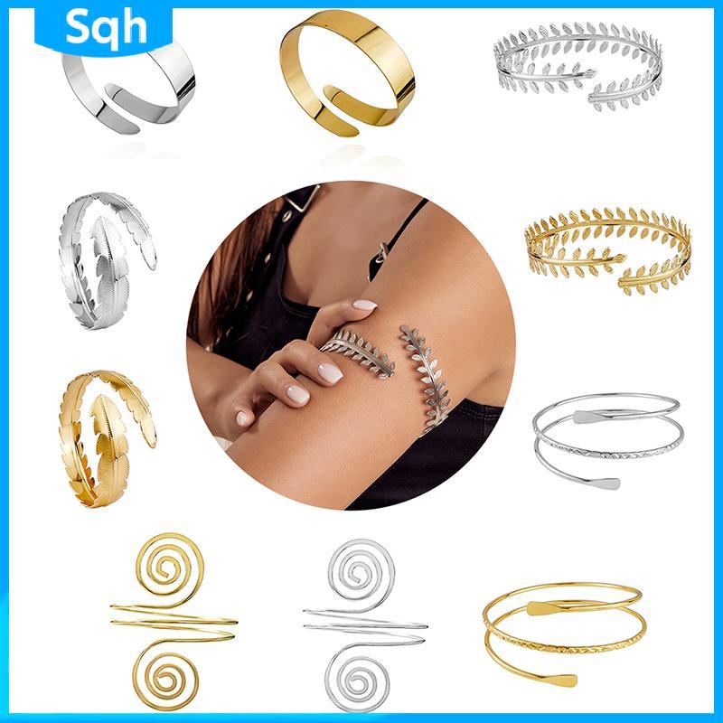 Bri Mental Upper Arm Bracelet Bracelet Simple Adjustable Armlet Armband ywr