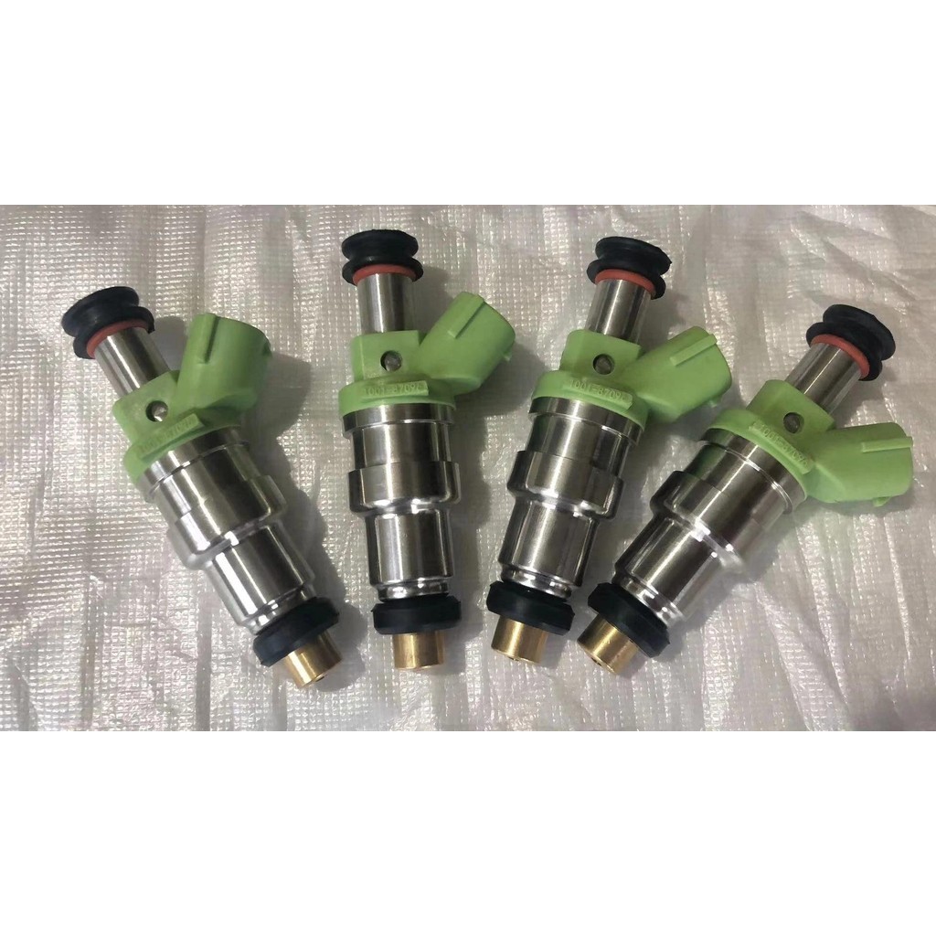 4X 1001-87096 กระแสจับคู่สีเขียว 800cc sard หัวฉีดน้ํามันเชื้อเพลิงสําหรับ NISSAN Skyline GT-R 200SX