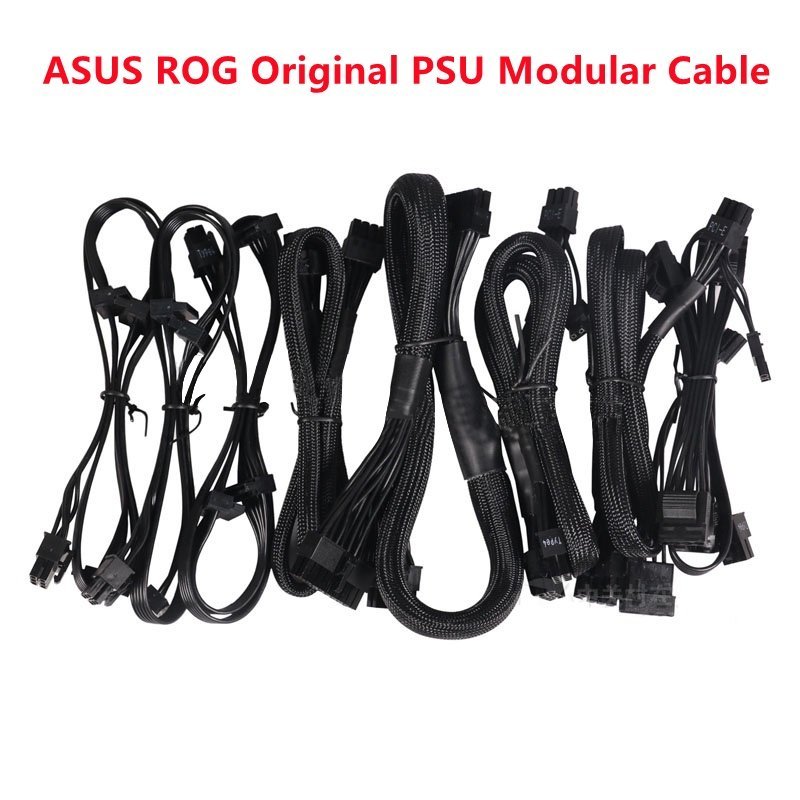 ASUS ROG PCIe 8Pin Dual 8Pin 24Pin CPU SATA Molex SSD HDD Power for ROG THOR STRIX 650W 750W 850W 10
