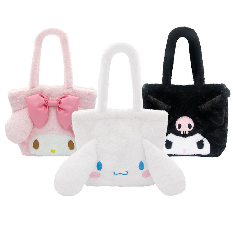 三 Liya Mang Mimber Tote Pack Card มักกะโรนีโทรศัพท์มือถือกระเป๋าตุ๊กตา Sanrio อย่างเป็นทางการ 4-8San