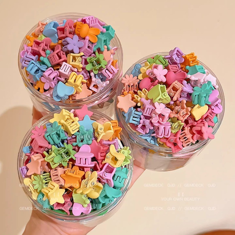 กิ๊บดอกไม้สำหรับเด็ก ขนาดเล็ก สไตล์เรียบง่าย ใช้ตกแต่งผมได้อย่างสวยงาม