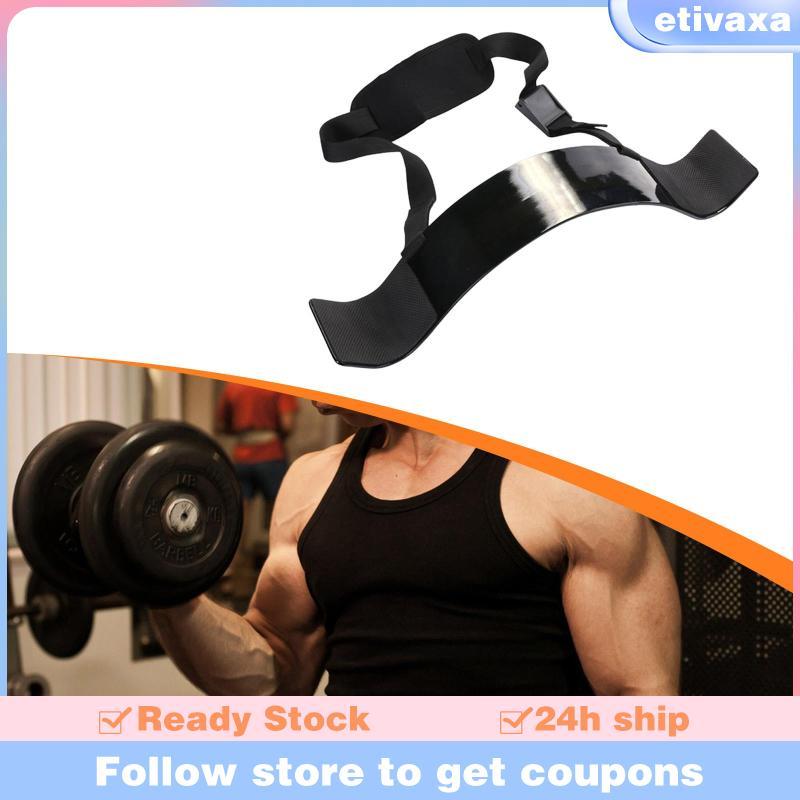 [Etivaxa] อุปกรณ์ออกกําลังกายแขนปรับ Biceps อุปกรณ์ Curl บอร์ดรองรับสําหรับออกกําลังกายที่บ้าน Body 