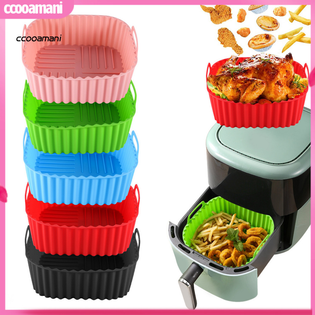 ซีซียูมานี| Bpa-free Air Fryer อุปกรณ์เสริม Air Fryer ตะกร้าซิลิโคนซิลิโคนแบบใช้ซ้ําได้ Air Fryer ตะ